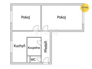Prodej bytu 2+1, Ostrava - Poruba, 59 m2