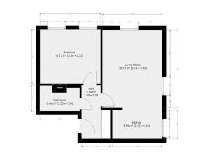 Pronájem bytu 2+kk, Praha - Libeň, Podvinný mlýn, 47 m2