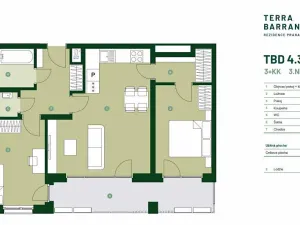 Prodej bytu 3+kk, Praha - Hlubočepy, Silurská, 73 m2