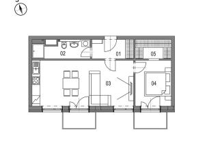 Prodej bytu 2+kk, Brno, 52 m2