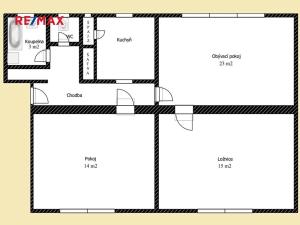 Pronájem bytu 3+1, Praha - Čakovice, Otavská, 77 m2