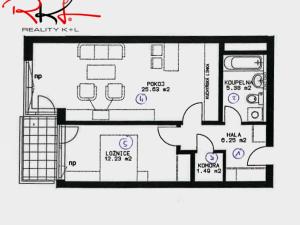 Prodej bytu 2+kk, Praha - Střížkov, Zakšínská, 51 m2