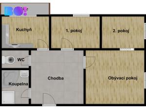 Prodej bytu 3+1, Orlová, Okružní, 69 m2