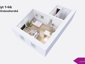 Pronájem bytu 1+kk, Olomouc - Hodolany, Elišky Krásnohorské, 36 m2