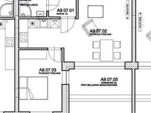 Pronájem bytu 2+kk, Pardubice - Polabiny, Labský Palouk, 58 m2