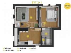 Prodej bytu 2+1, Opava - Předměstí, Pivovarská, 72 m2