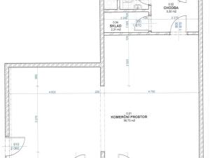 Pronájem obchodního prostoru, Benešov, U Pivovaru, 57 m2