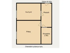 Pronájem bytu 1+1, Opava, Polanova, 38 m2