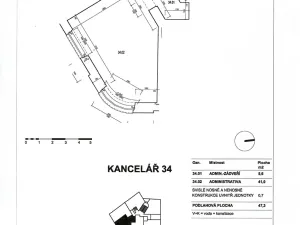 Prodej bytu 1+kk, Praha - Vysočany, Jandova, 48 m2