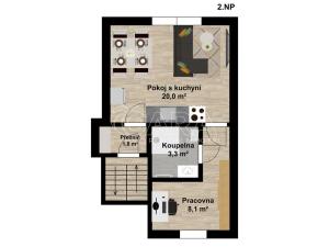 Pronájem bytu 2+1, Ostrava - Stará Bělá, Vaňkova, 75 m2