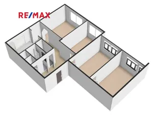 Prodej bytu 4+1, Praha - Letňany, Letovská, 76 m2