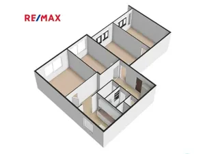 Prodej bytu 4+1, Praha - Letňany, Letovská, 76 m2