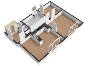 Pronájem bytu 2+kk, Praha - Žižkov, Jeseniova, 51 m2
