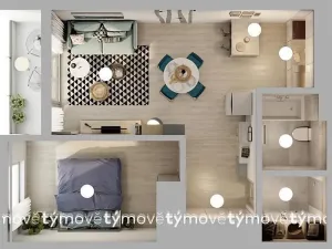 Pronájem bytu 2+kk, Pardubice, Husova, 51 m2