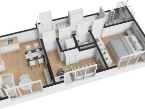 Pronájem bytu 3+kk, Praha - Záběhlice, Jasmínová, 53 m2