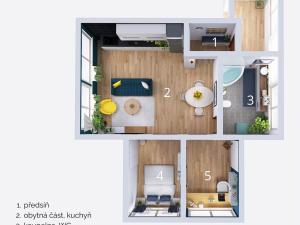 Pronájem bytu 3+kk, Šumperk, Žerotínova, 70 m2
