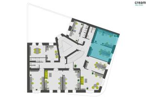 Pronájem kanceláře, Hradec Králové, náměstí Svobody, 47 m2