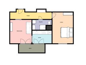 Pronájem bytu 2+1, Praha - Braník, Žalmanova, 50 m2
