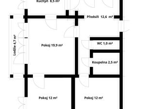 Prodej bytu 3+1, Brno - Starý Lískovec, Sevastopolská, 72 m2
