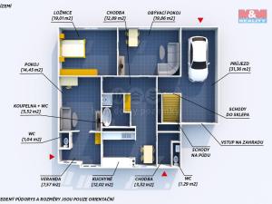 Prodej rodinného domu, Dnešice, 97 m2