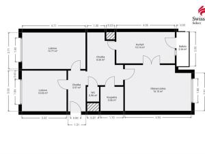 Prodej bytu 3+1, Praha - Chodov, Doubravická, 70 m2