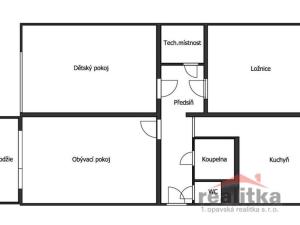 Pronájem bytu 3+1, Opava - Předměstí, Otická, 76 m2