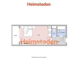 Pronájem bytu 1+kk, Orlová - Lutyně, Osvobození, 29 m2