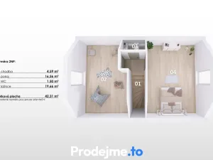 Prodej rodinného domu, Nový Šaldorf-Sedlešovice, Nádražní, 83 m2