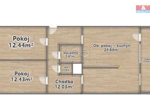 Prodej bytu 3+1, Praha, Bašteckého, 76 m2
