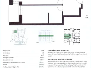 Prodej bytu 2+kk, Liberec, Švermova, 66 m2