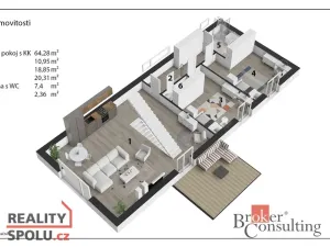 Prodej rodinného domu, Jílové u Prahy - Luka pod Medníkem, 280 m2