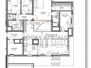 Pronájem bytu 5+kk, Praha - Střížkov, Zásadská, 119 m2