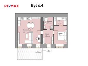 Prodej bytu 2+kk, Třeština, 58 m2