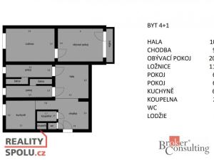 Prodej bytu 4+1, Písek - Pražské Předměstí, Na Pěníku, 78 m2