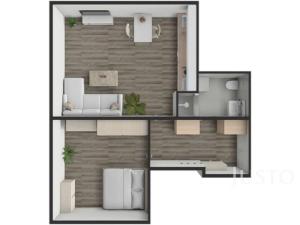 Pronájem bytu 2+kk, Bechyně, Soukenická, 44 m2
