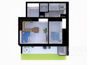 Prodej bytu 2+kk, Písek - Hradiště, Cihlářská, 137 m2