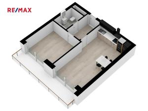 Pronájem bytu 2+kk, Plzeň, Otýlie Beníškové, 47 m2