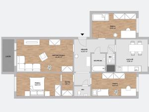 Prodej bytu 4+1, Praha - Modřany, Levského, 93 m2