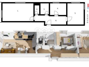 Prodej bytu 3+kk, Praha - Dolní Počernice, Černodolská, 64 m2