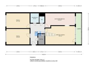 Prodej bytu 3+1, Praha - Chodov, Chalupkova, 77 m2