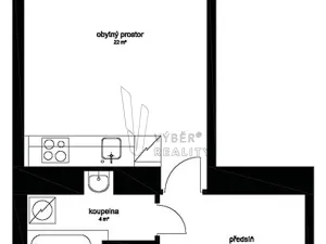 Prodej bytu 1+kk, Praha - Strašnice, Nad Primaskou, 36 m2