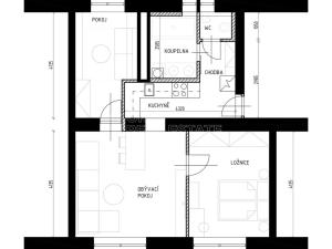 Prodej bytu 3+1, Praha - Krč, Matěchova, 55 m2