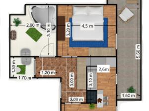 Pronájem bytu 2+kk, Praha - Radlice, Klímova, 65 m2