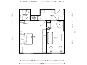 Prodej bytu 2+1, Praha - Košíře, Vrchlického, 51 m2