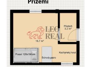 Prodej chaty, Černolice, Jeřabinová, 35 m2