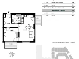 Prodej bytu 2+kk, Brno, třída Generála Píky, 47 m2