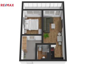 Prodej bytu 2+kk, Komárov, Okružní, 40 m2