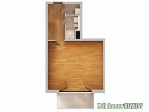 Pronájem bytu 1+kk, Praha - Ďáblice, Ďáblická, 42 m2