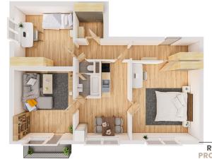 Prodej bytu 3+1, Moravský Krumlov, Sídliště, 73 m2