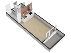 Prodej bytu 1+kk, Praha - Horní Měcholupy, Hornoměcholupská, 26 m2